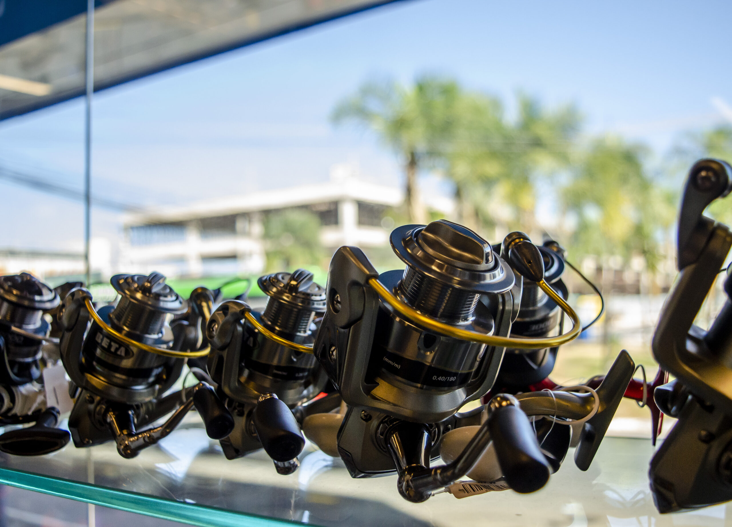 Equipamentos para pesca esportiva